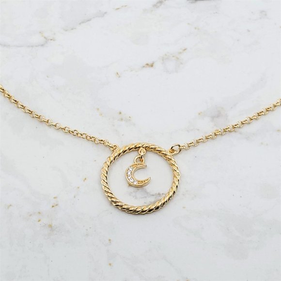 14k Gold Plated on Sterling Silver Twisted… - Picture 1 of 5